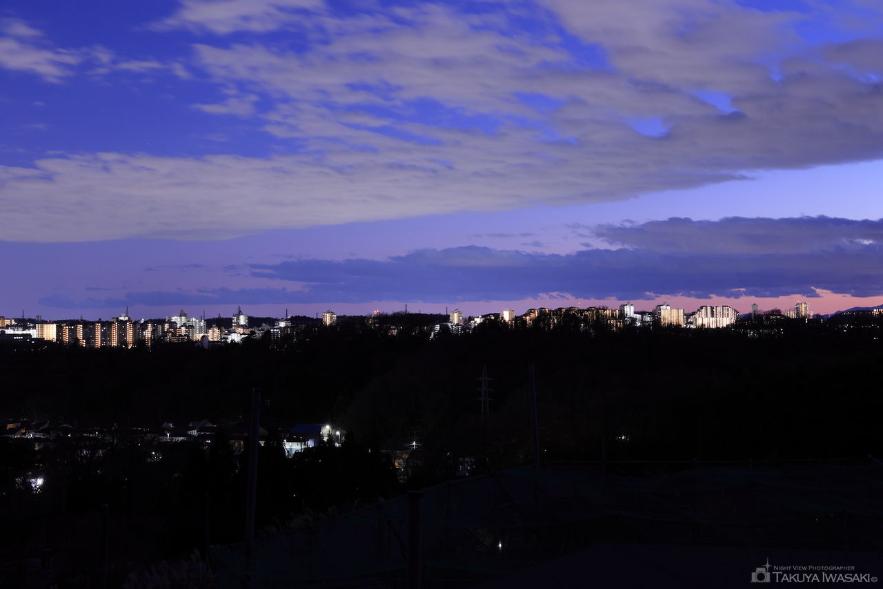 長沼公園 展望園地の夜景スポット写真（4）
