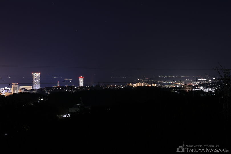 塚山公園 見晴台の夜景スポット写真（3）