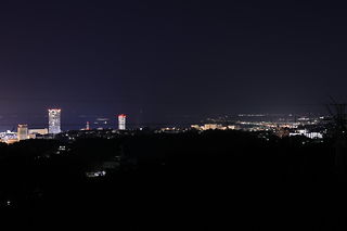 塚山公園 見晴台の夜景スポット写真（3）class=
