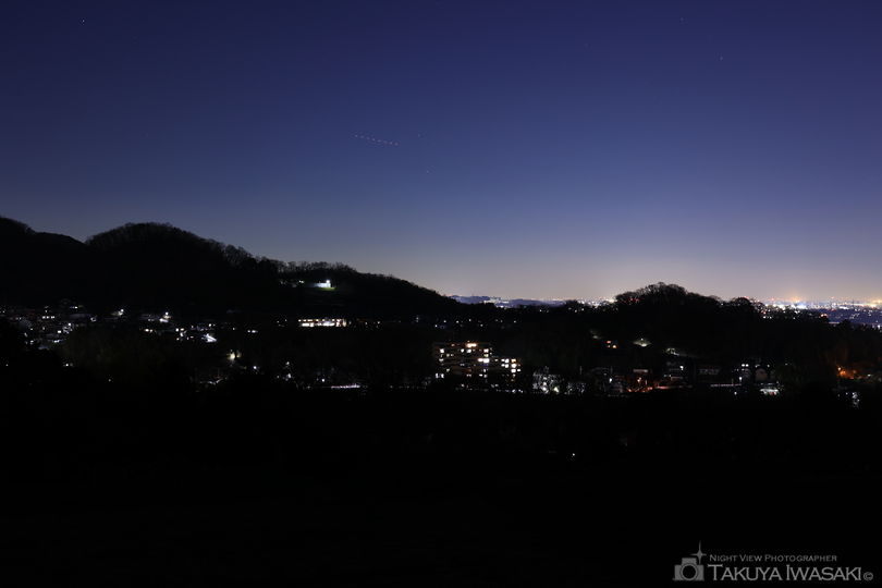 上智学院秦野グラウンド前の夜景スポット写真（3）