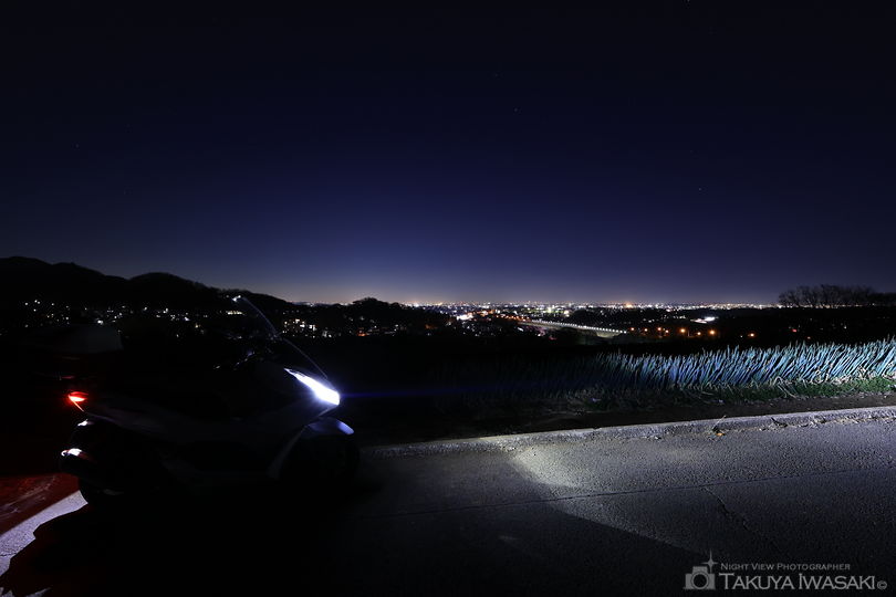 上智学院秦野グラウンド前の夜景スポット写真（4）
