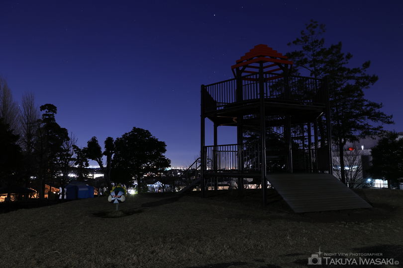 大坂台公園の夜景スポット写真（6）