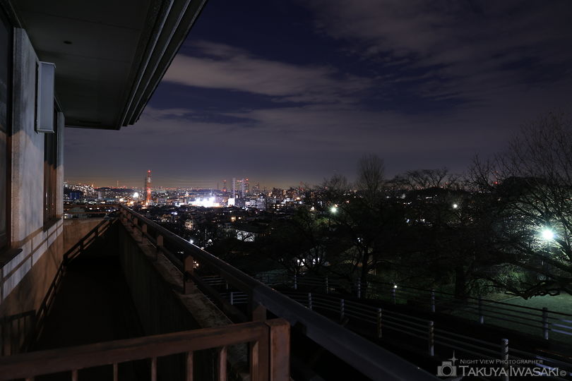 大倉山公園の夜景スポット写真（4）
