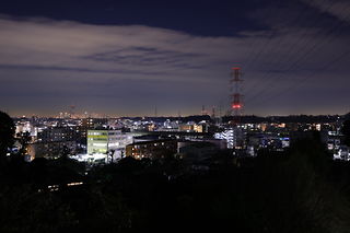 新羽丘陵公園の夜景スポット写真（3）class=