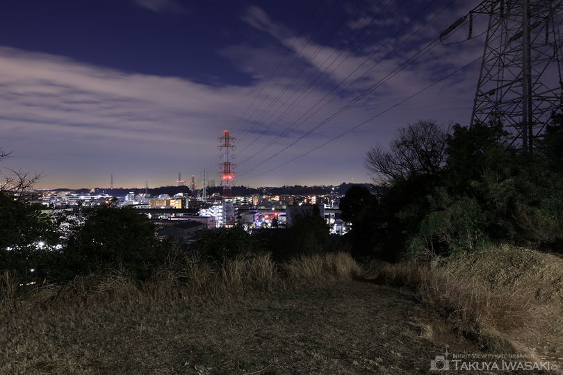 新羽丘陵公園の夜景スポット写真（4）
