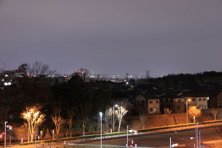 よこやまの道 丘の上広場公園の夜景スポット写真（3）class=