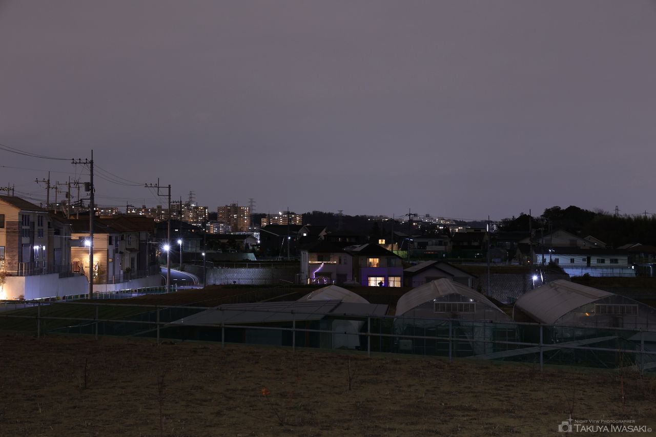 小田良みはらし公園の夜景スポット写真（2）