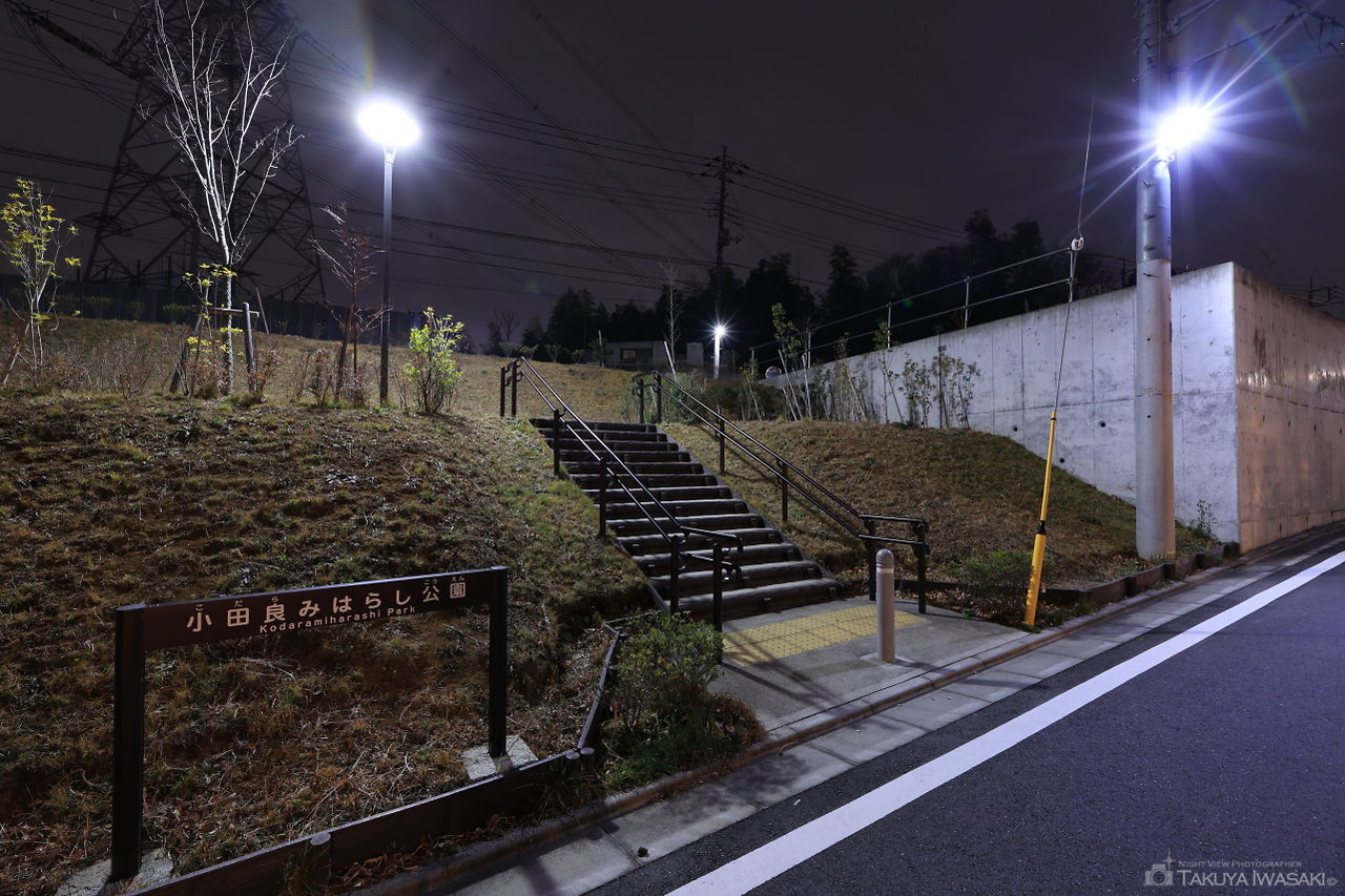 小田良みはらし公園の夜景スポット写真（4）