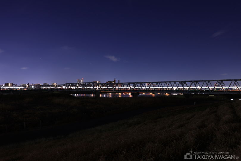 木根川橋の夜景スポット写真（3）