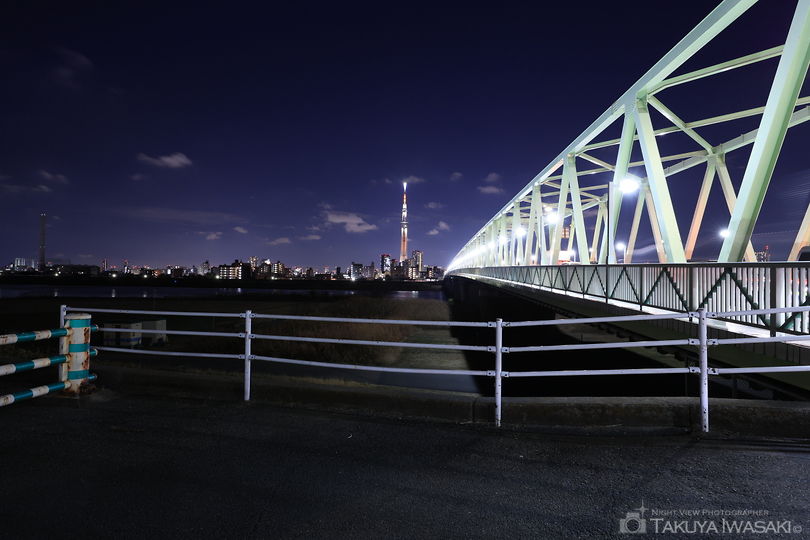 木根川橋の夜景スポット写真（4）