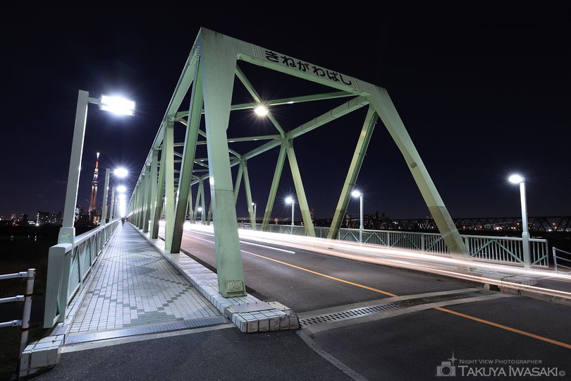 木根川橋の夜景スポット写真（5）