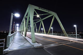 木根川橋の夜景スポット写真（5）class=