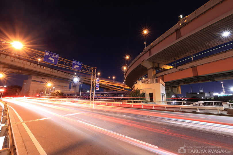 新水戸橋の夜景スポット写真（4）