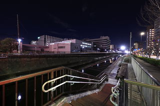 北十間川 遊歩道の夜景スポット写真（5）class=