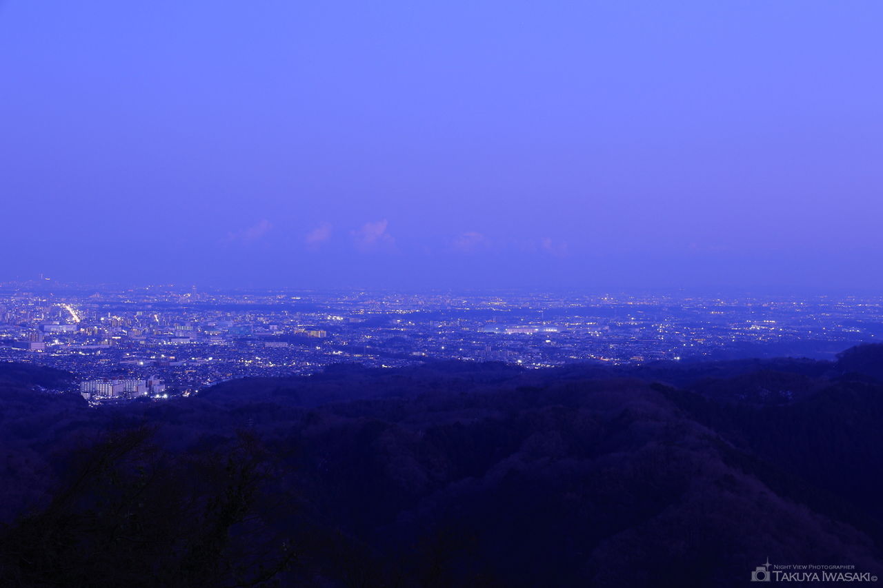 高尾山 かすみ台展望台の夜景スポット写真（1）