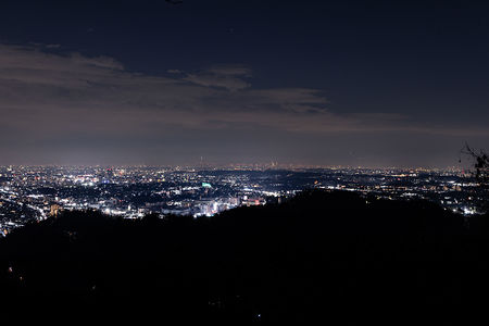 高尾山 金比羅台展望台の夜景スポット写真（1）class=