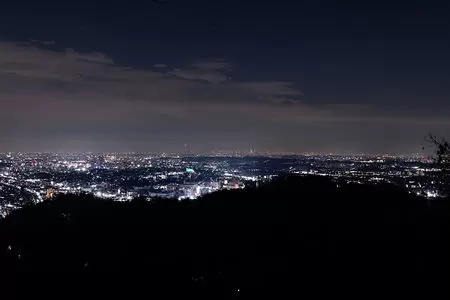 高尾山 金比羅台展望台の夜景