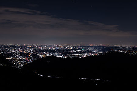 高尾山 金比羅台展望台の夜景スポット写真（2）class=