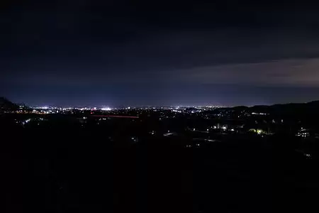 栃木市聖地公園の夜景