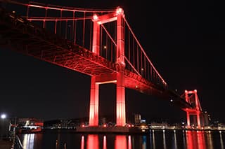 若戸大橋の夜景スポット一覧